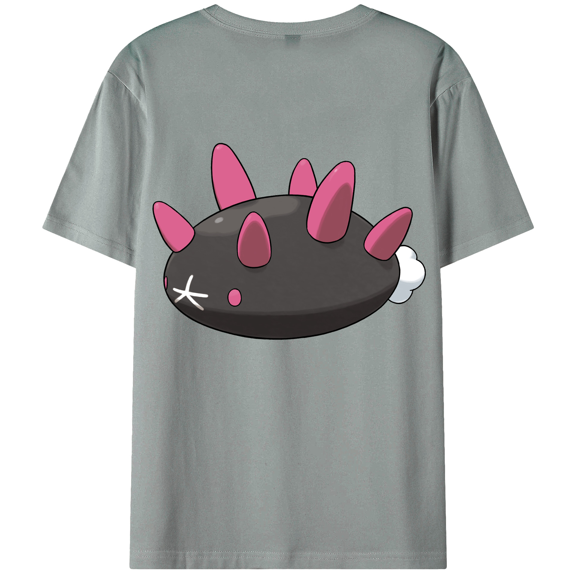 （画像用） ポケットモンスター Pokémon 綿100％ メンズ半袖Tシャツ（バックプリント） 通気性